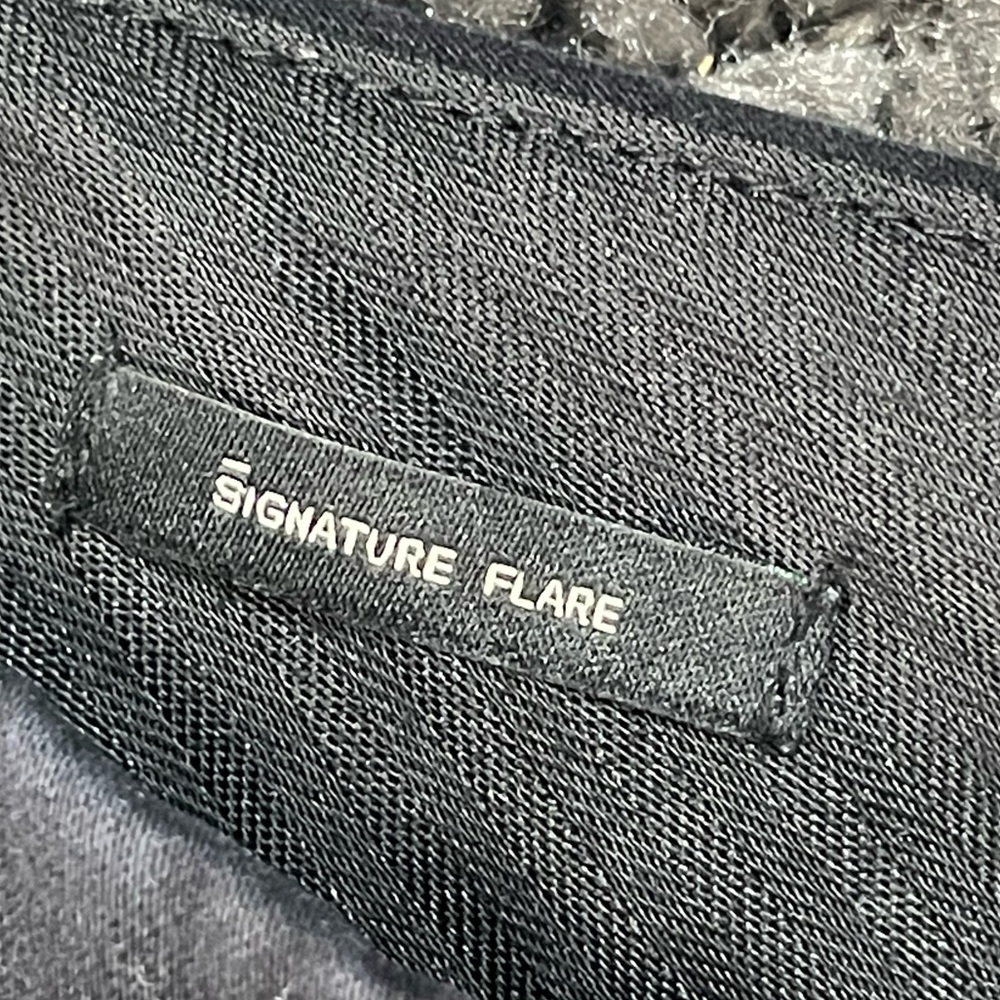 Talbots signature Flare wide black cotton blend pants women’s size 14 - Picture 13 of 13